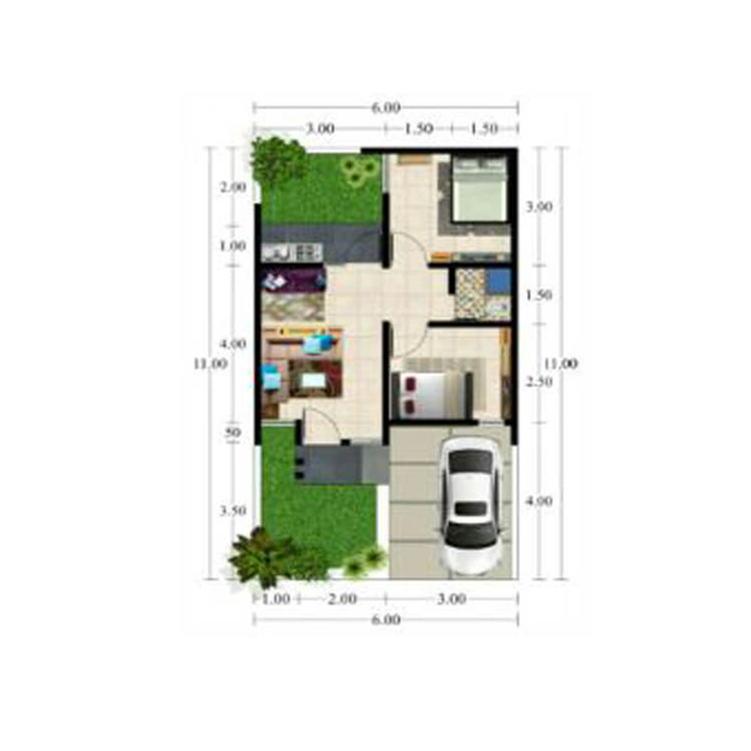 Layout Tipe 36